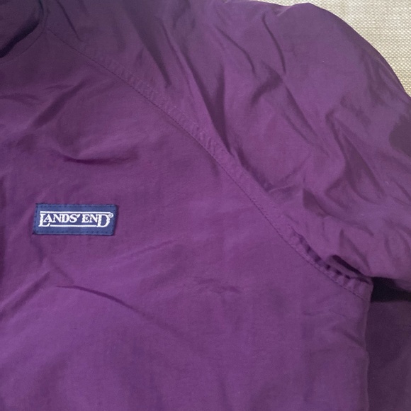Lands End Womens Purple Nylon Navy Fleece Lined Lightweight Jacket. Sz -S - Picture 15 of 15